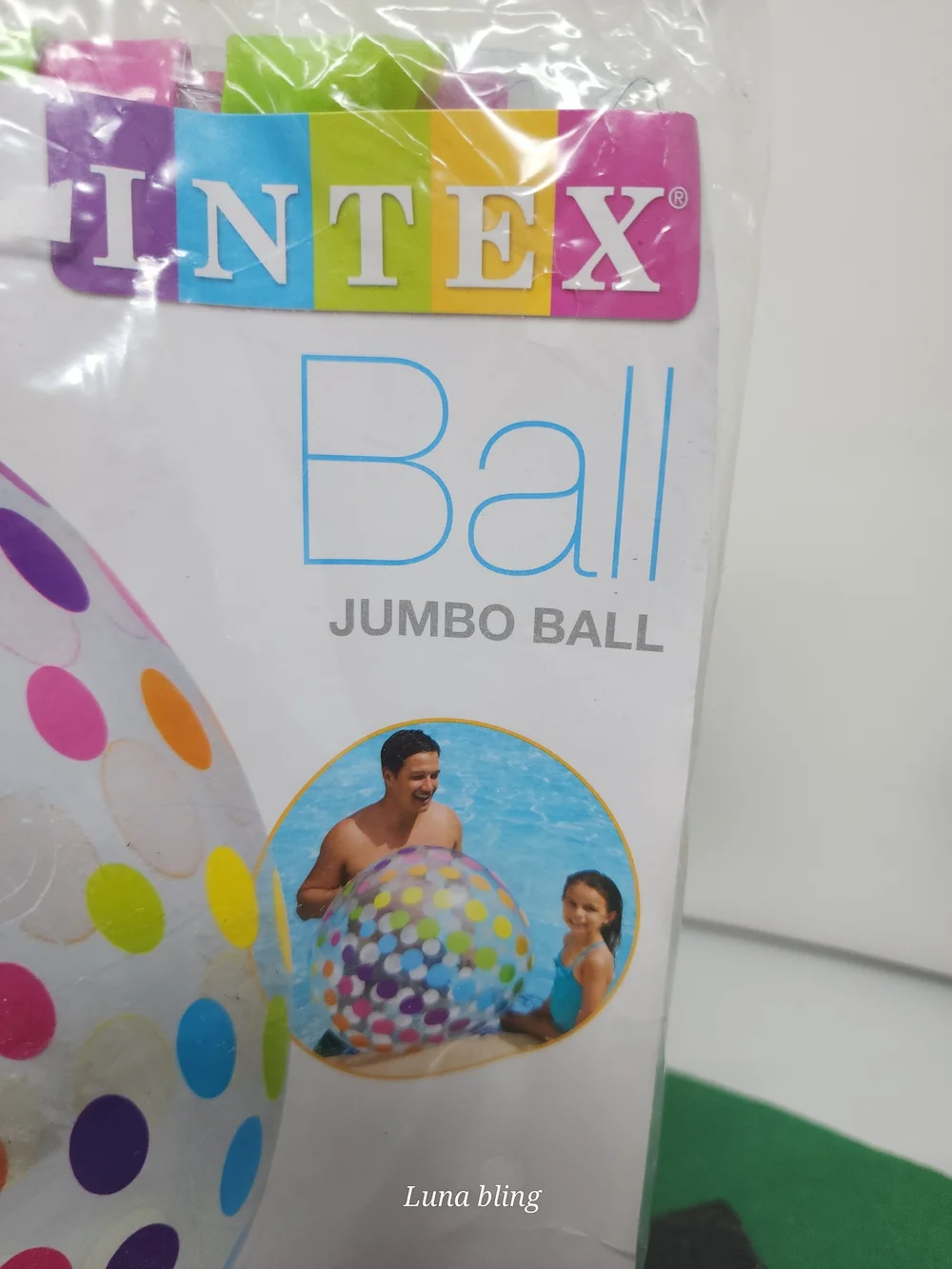 Multicolor Polka Dot Jumbo Beach Ball